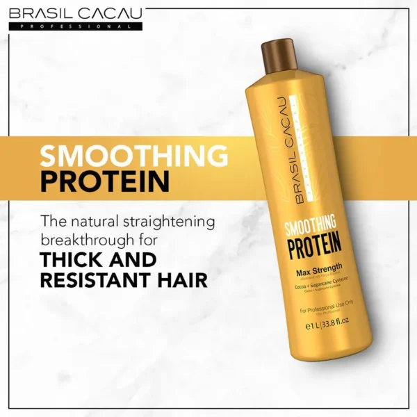 Cadiveu Brasil Cacau Smoothing Protein Max Strenght Step 2 1L 1000ml / 33.8 Fl.Oz